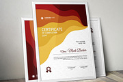 Certificate Word | PSD | AI, a Stationery Template by Curve Design (Thumbnail 5 of 6)