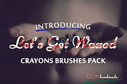Wax Crayons Illustrator Brushes, a Brush Add-On by TheBlackPixelCo (Thumbnail 1 of 13)