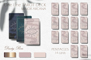 ONE LINE Tarot Deck - 3 colors, an Illustration by Evgenia Pichkur (Thumbnail 4 of 19)