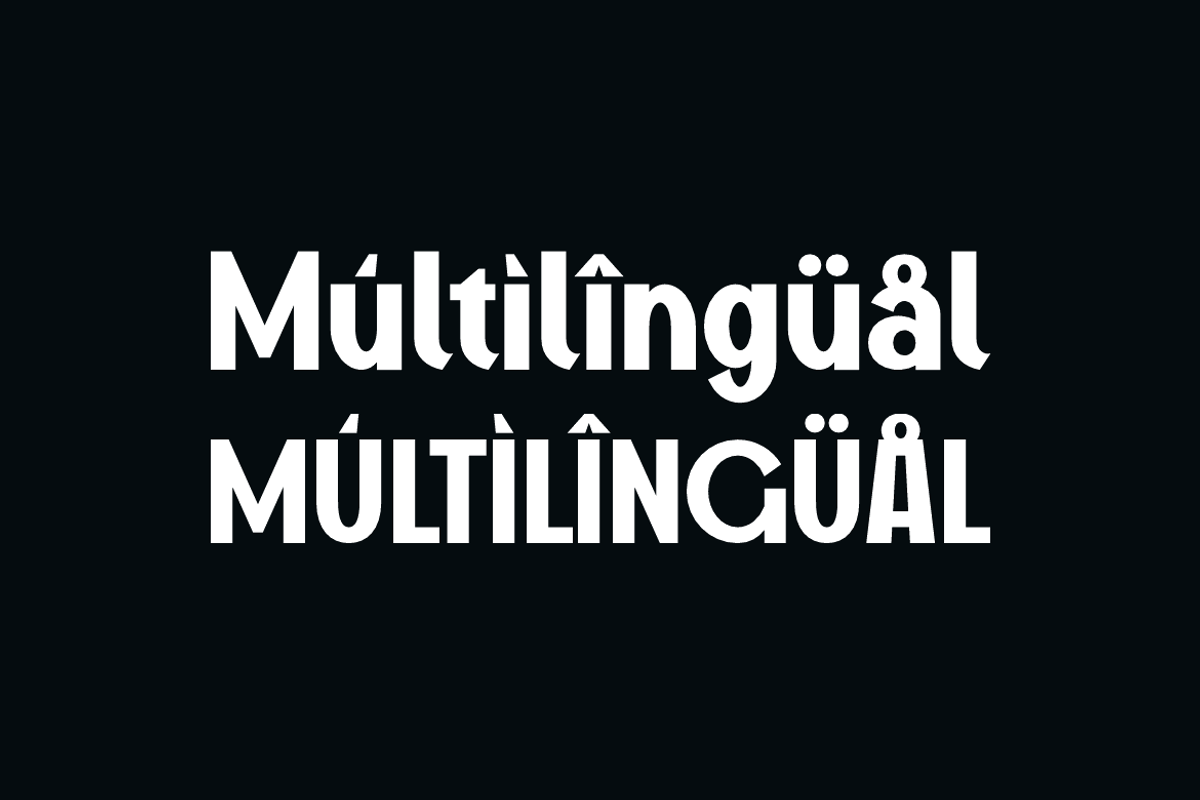 Mono Qaftots Modern Bold Brand Font, a Sans Serif Font by QR Design Studio (Photo 9 of 16)