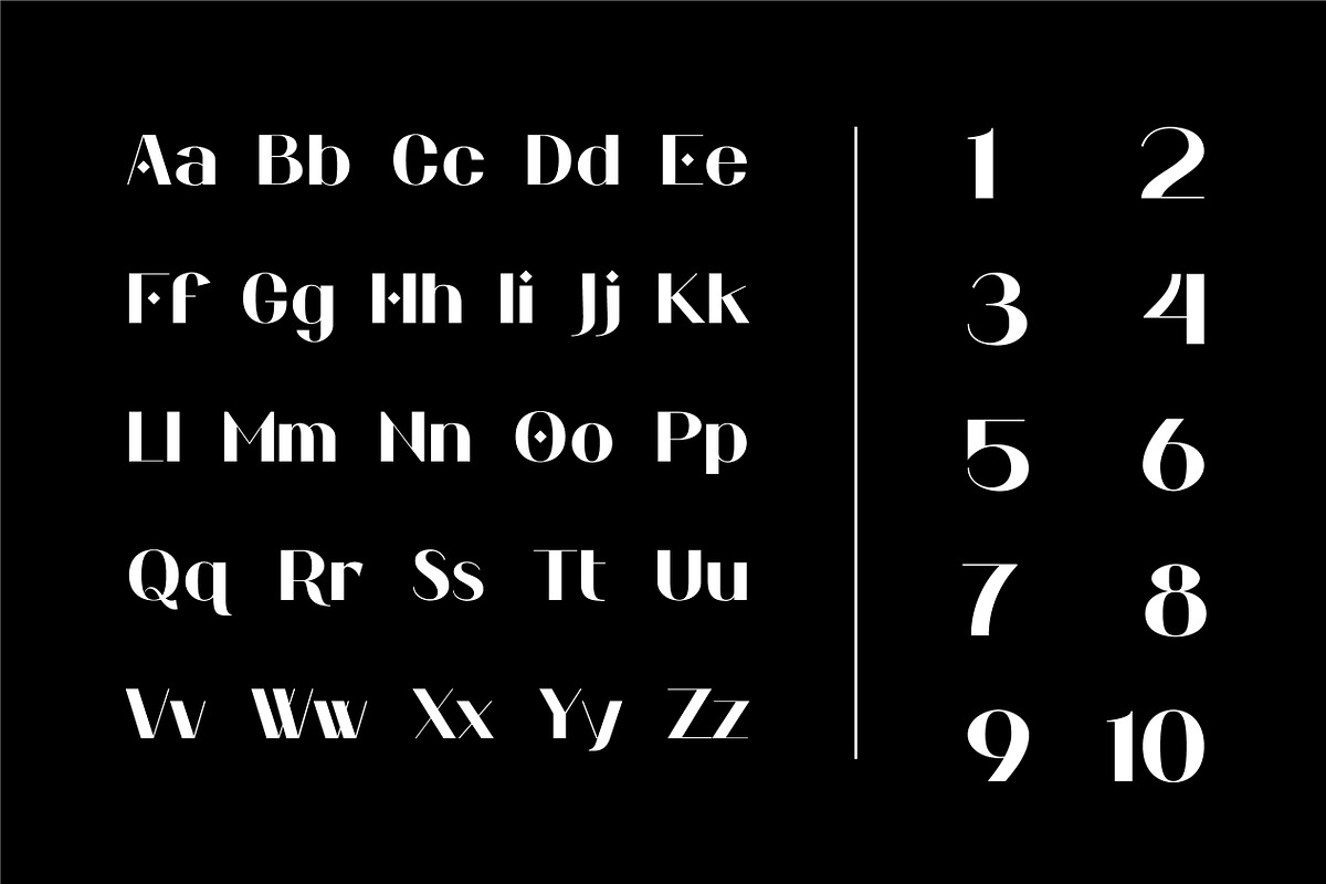 Hidden Gems - Black, a Font by Full Circle Design Studio (Photo 2 of 2)
