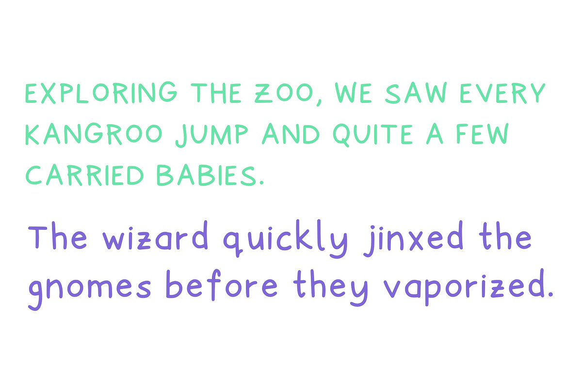 Middle School Comic Sans, a Handwritten Font by viamorone (Photo 3 of 6)