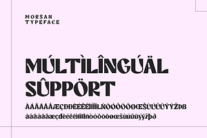 Morsan Display Font