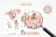 Animal World Map Creator 2, an Animal Illustration by VerAna (Thumbnail 11 of 11)