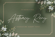 Asthacy Reny - Handwritten Font, a Script Font by StringLabs (Thumbnail 1 of 9)