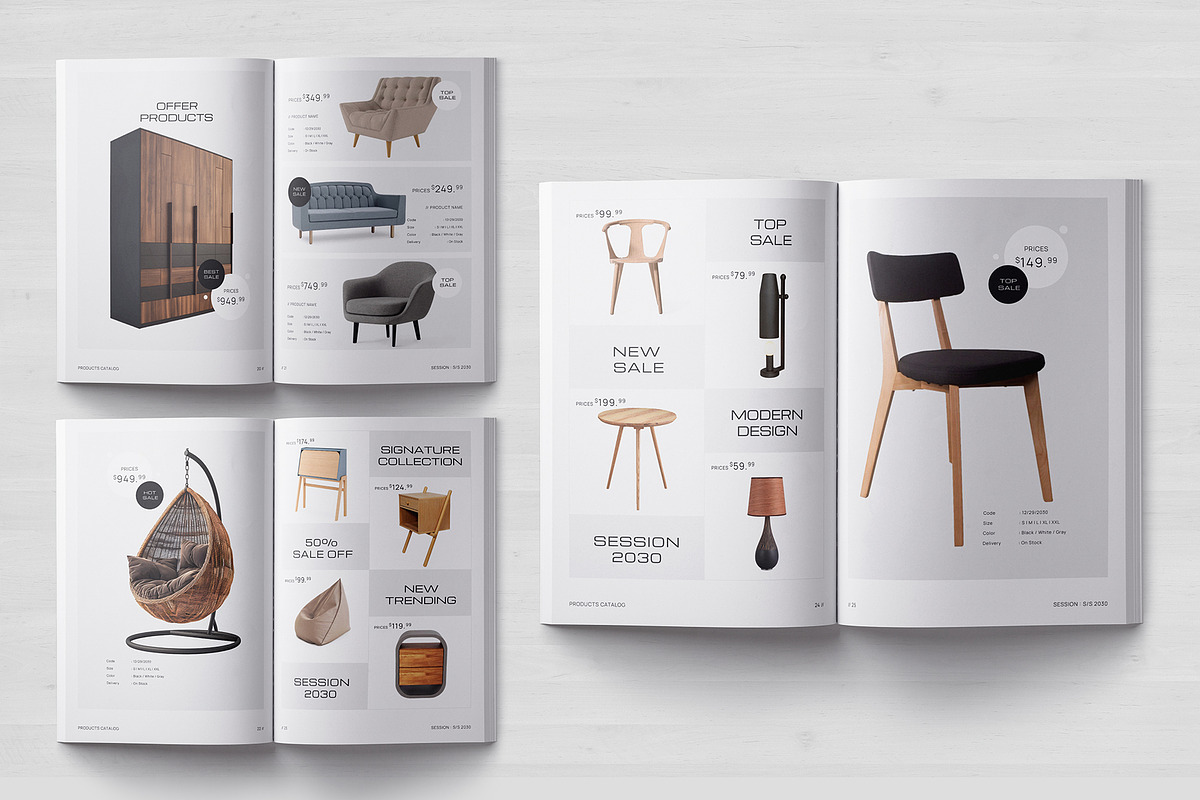 Product Catalog Brochure Template, a Brochure Template by Designsoul14 (Photo 11 of 16)
