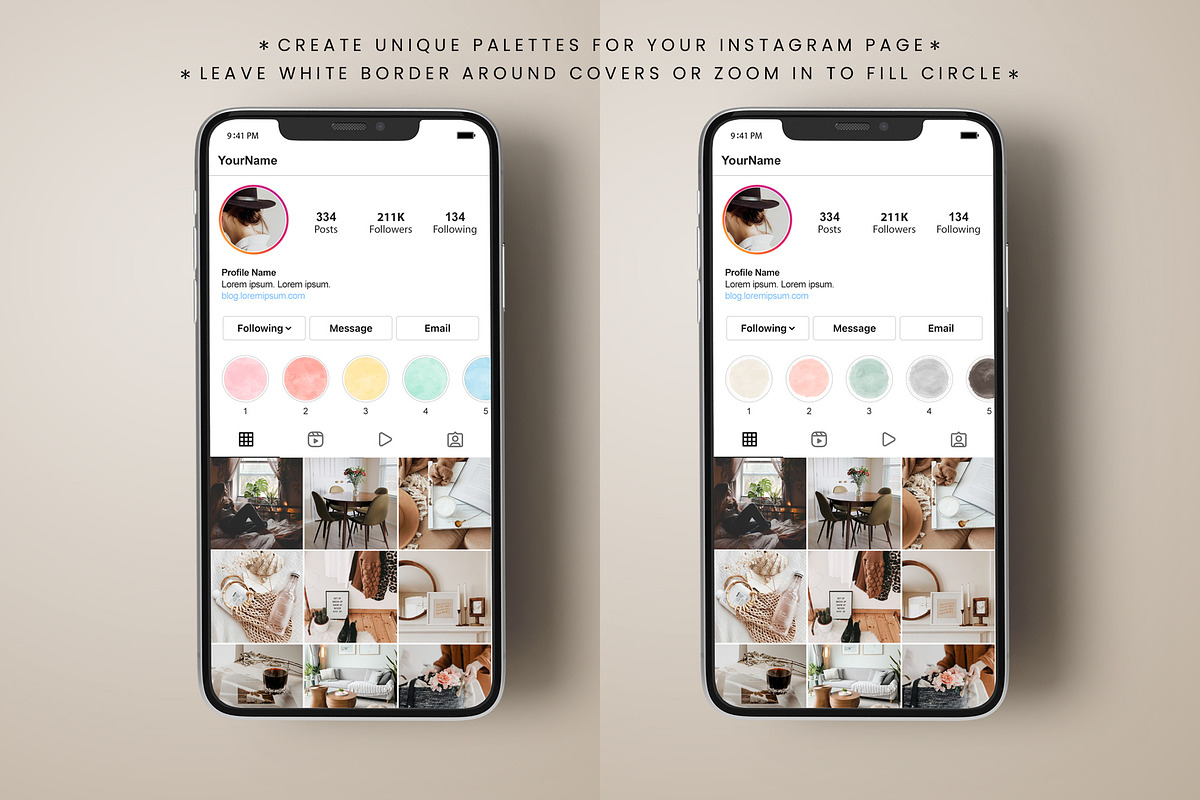 Colorful Instagram Highlight Covers, a Social Media Template by Indie Grace Design (Photo 2 of 2)