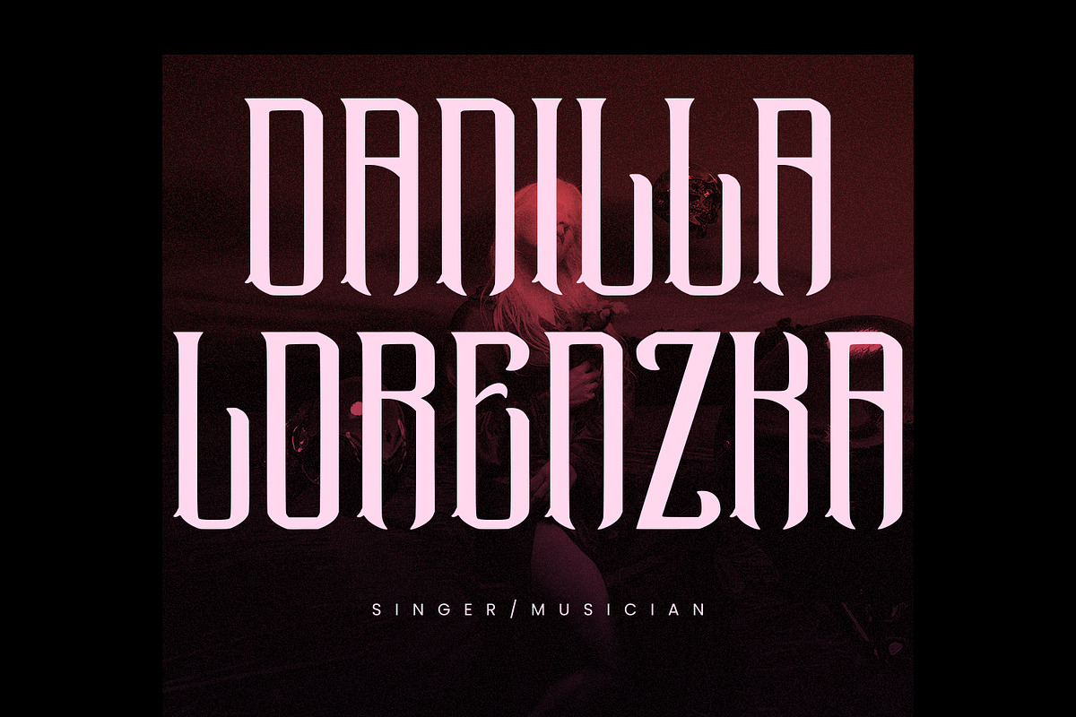 Thorkov Blackletter Display Font, a Blackletter Font by Maulana Creative (Photo 6 of 8)