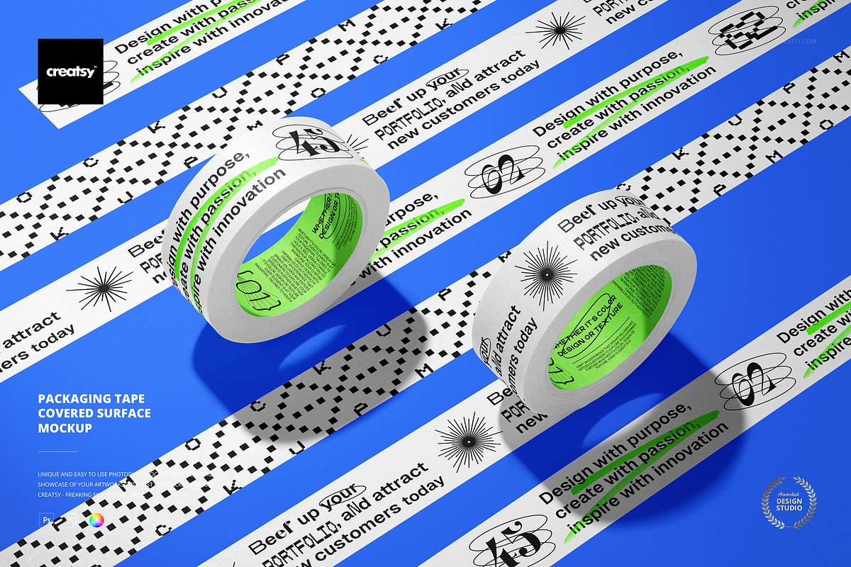 Packaging Tape Mockup, a Packaging Mockup by creatsy5 (Photo 1 of 4)