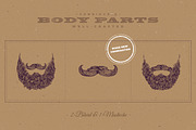 Hipster Characters Kit, a Work Illustration by blauananas (Thumbnail 5 of 13)