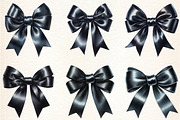 Black Bow Clipart Bundle, an Illustration by DreamArtGraphic (Thumbnail 3 of 4)