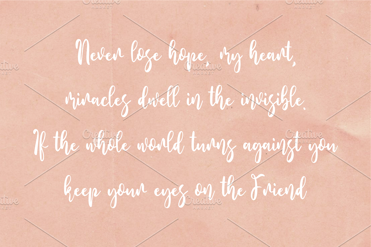 Champina | Handwritten Font, a Script Font by Forberas Club (Photo 4 of 8)