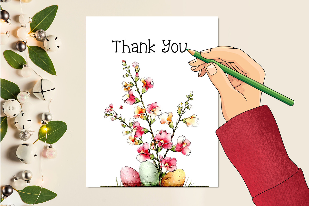 Whimsical Summer Flowers Png Clipart, an Illustration by Creative Art (Photo 6 of 8)