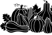 Thanksgiving Harvest Silhouette, an Illustration by Creativeshirt (Thumbnail 14 of 51)