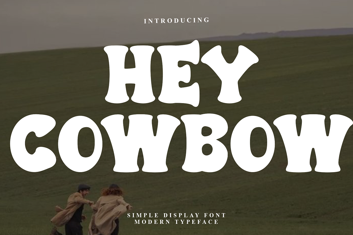 Hey Cowbow, a Script Font by FreshTypeINK (Photo 1 of 8)