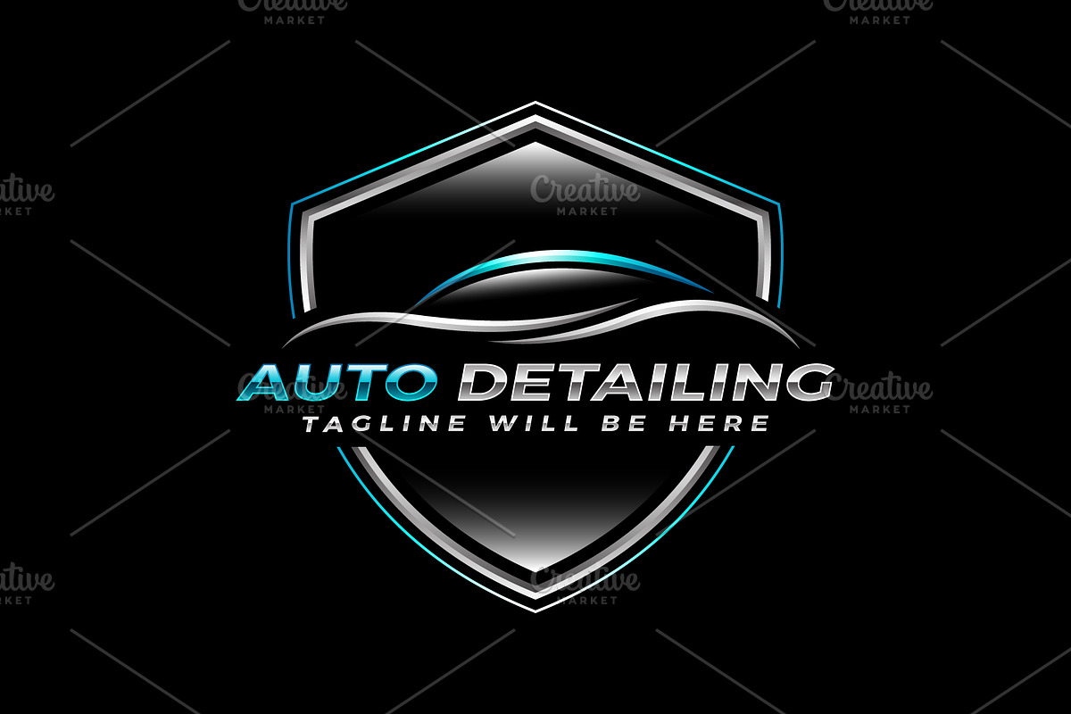 Auto Detailing Logo Design Template, a Branding & Logo Template by Nahid Hasan Nilim (Photo 2 of 7)