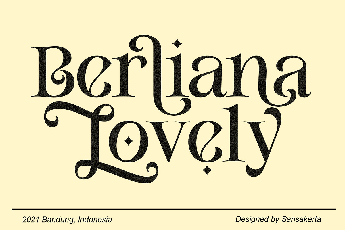Berliana Lovely, a Serif Font by INKSUN™ (Photo 1 of 13)