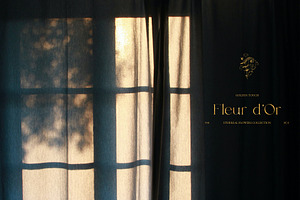 FLEUR D'Or Gold Floral Collection