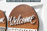 Round Door Hanger Welcome Sign Desig, a Graphic by AtacanDigital (Thumbnail 10 of 12)