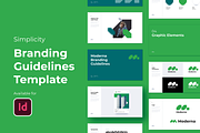 Simplicity | Branding Guidelines, a Presentation Template by Typefool's Shop (Thumbnail 1 of 9)