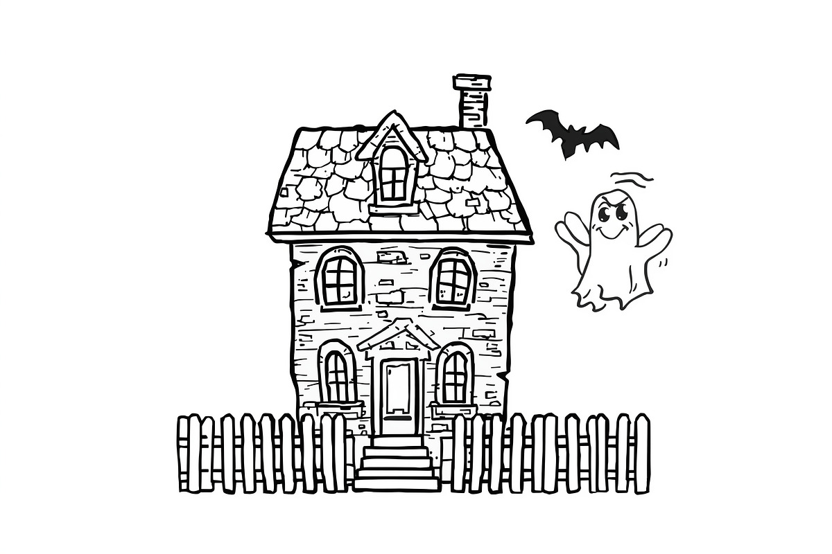 Halloween Ghost & Skeleton Art, an Illustration by hafijul (Photo 23 of 26)
