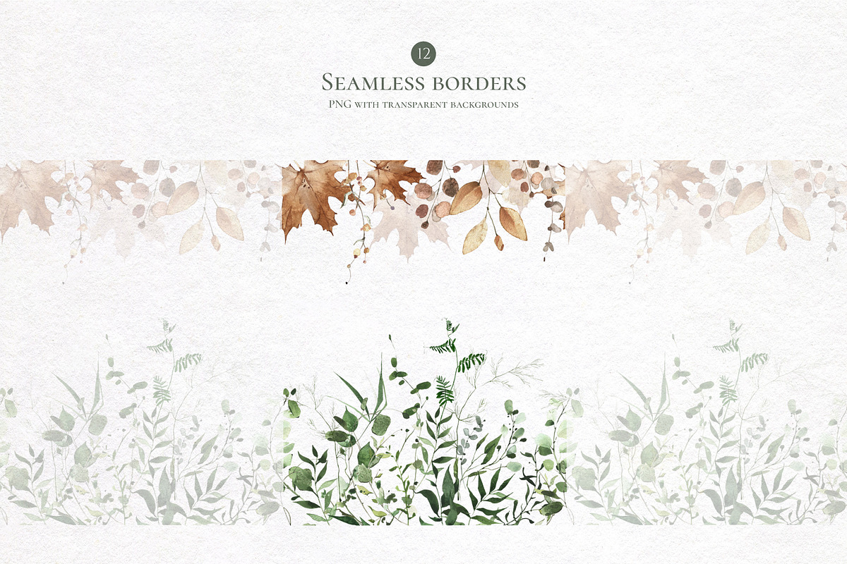 World Of Leaves. Greenery Watercolor, an Object Graphic by Khrys.art (Photo 5 of 15)