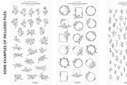 Floral Line Art Bundle 700+, an Illustration by CaraulanStore (Thumbnail 3 of 7)