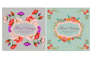 9 vintage flower card collection, a Card Template by Propylparaben (Thumbnail 2 of 6)