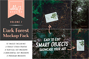 Foliage Frames Vol. 1 - Mockups, a Print Template by Wild Joy Studios (Thumbnail 1 of 6)