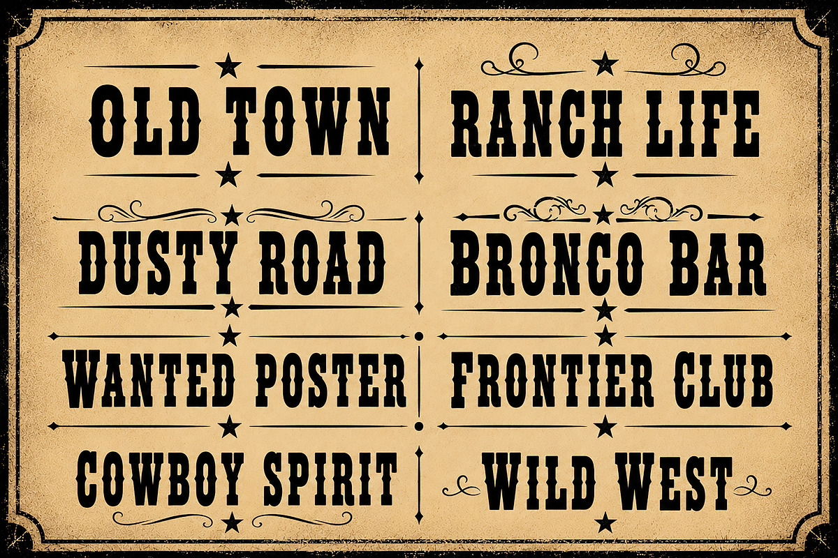 Bronco Ridge, a Slab Serif Font by Wow Magic (Photo 2 of 6)