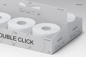 Toilet Paper Packaging Mockup