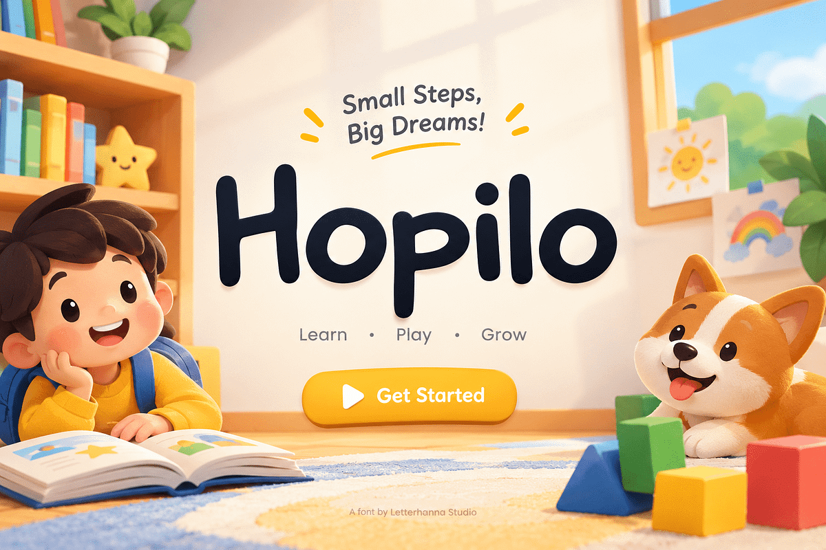Abellya – Playful Kids Font, a Sans Serif Font by Letterhanna Studio (Photo 5 of 10)