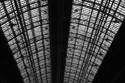 Glass ceiling stock photo containing glass and iron