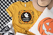 Spooky Wishes, Cute Halloween Ghost, an Illustration by Libby Wishes (Thumbnail 5 of 6)