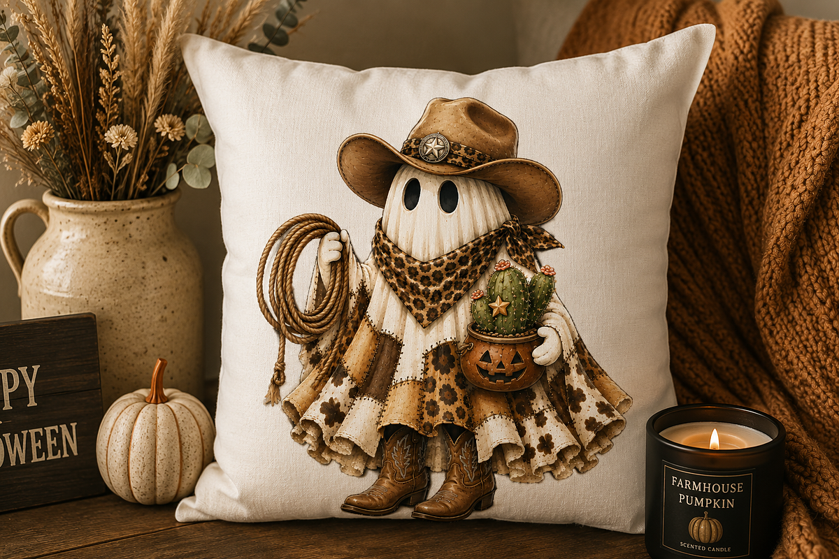 Trendy Ghost Halloween Png Clipart, an Object Graphic by Daisy Design (Photo 8 of 11)