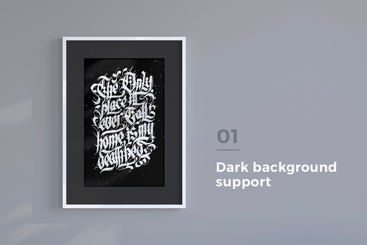 Frame mockup, a Print Template by Pykhtik Design Shop (Photo 2 of 6)