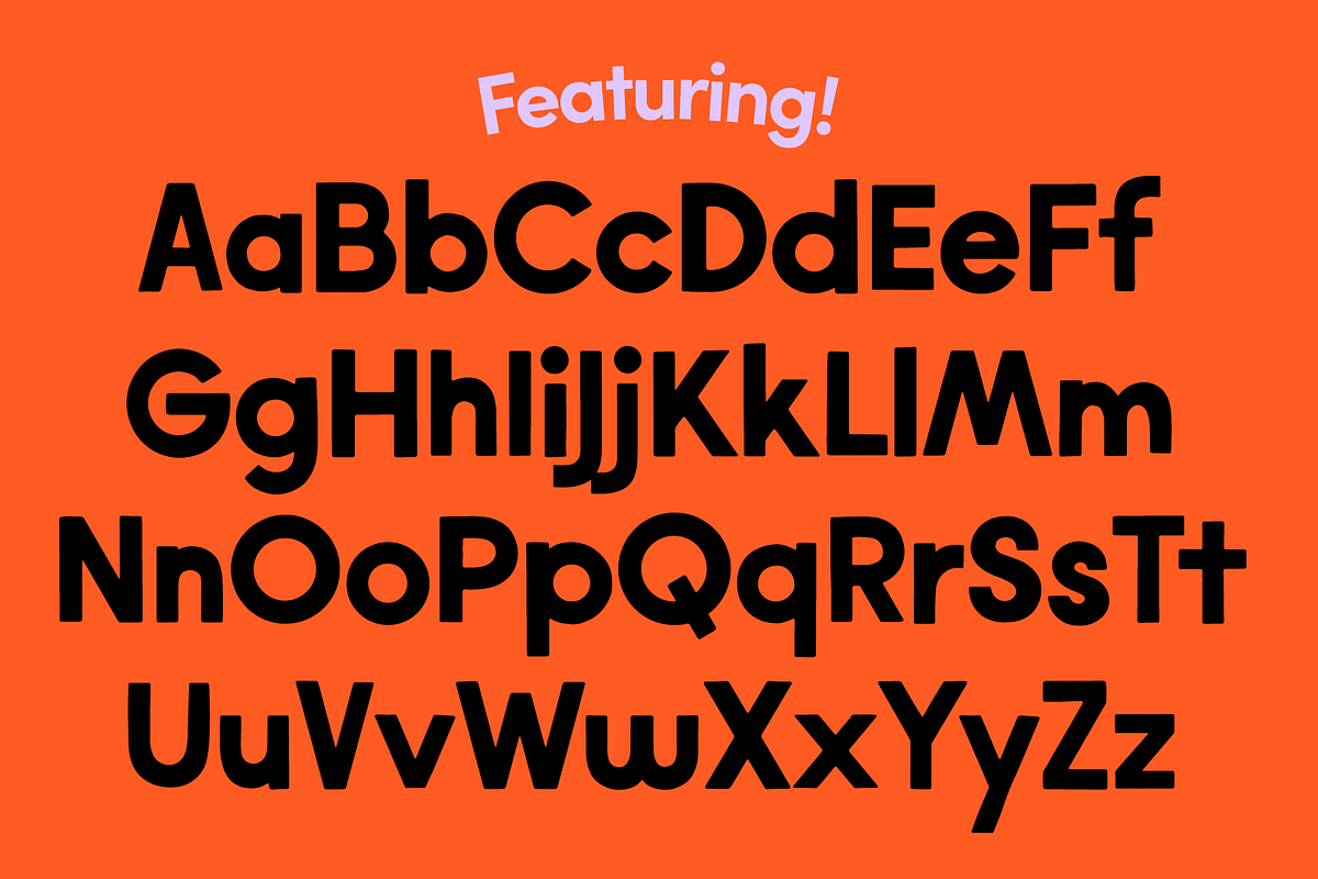 Salad Days! Geometric Sans Serif, a Sans Serif Font by Meg Lewis Fun House (Photo 5 of 9)