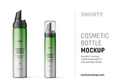 Metallic cosmetic bottle mockup, a Packaging Mockup by Smarty Mockups (Thumbnail 1 of 5)