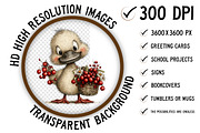 Whimsical Summer Animals Clipart, an Illustration by Craft Nest (Thumbnail 3 of 11)