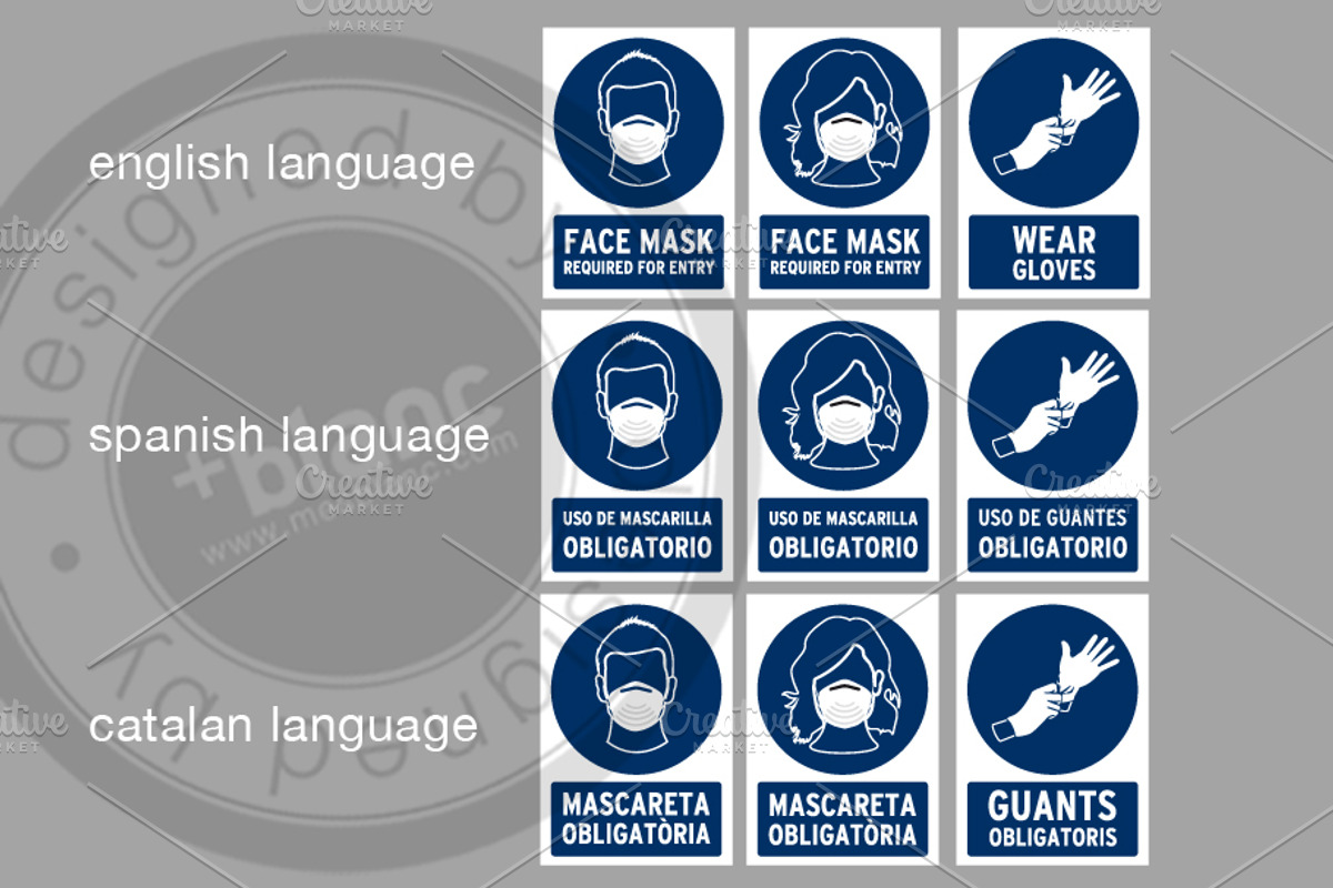 Covid19 posters, a Graphic by mesblanc (Photo 4 of 4)
