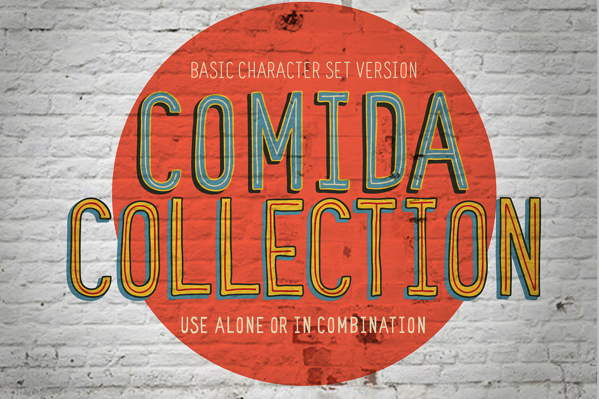 Comida Funky 4 Font Collection