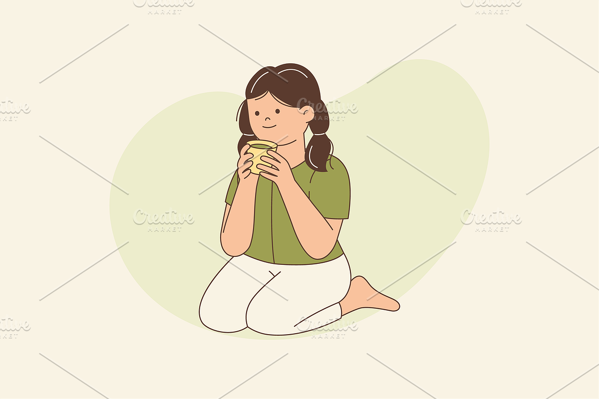 People with Matcha Illustration, an Object Graphic by Jump Studio (Photo 5 of 12)