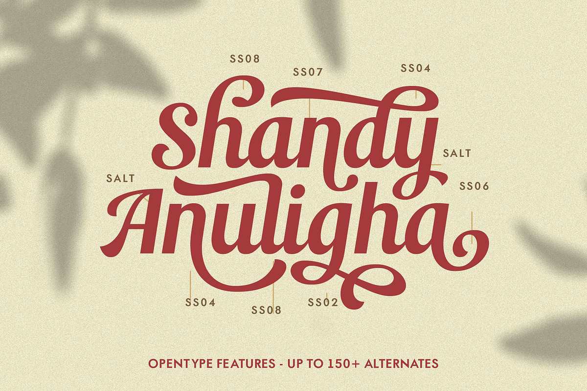 Andalia - Casual Script, a Script Font by Arterfak Project (Photo 9 of 14)