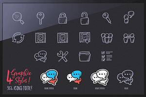 E-Learning Hand Drawn Icons