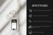 Showit Instagram Links Page Template, a Landing Page Template by Blush Created (Thumbnail 3 of 15)