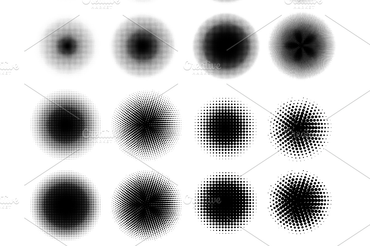 Gradia - Vector halftone Textures, a Texture Graphic by RDShop (Photo 12 of 16)