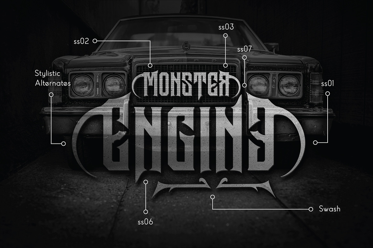 Garreng Font preview 3