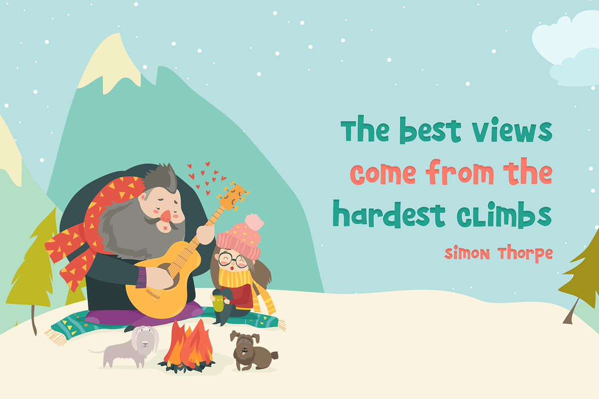 Calming Adventures Font, a Handwritten Font by Lollipop Hand Drawn (Photo 2 of 7)