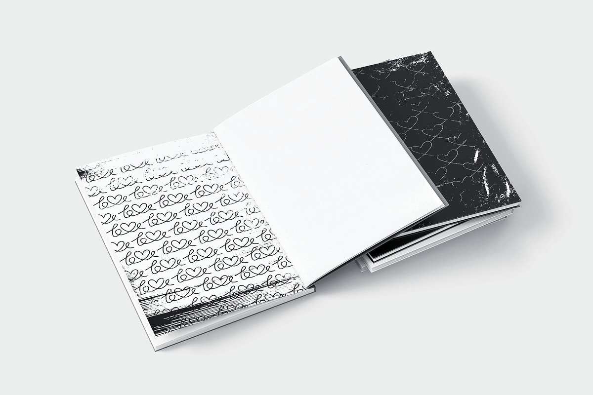 Hearts - 80 Grunge Patterns, a Pattern Graphic by Tustan (Photo 12 of 12)
