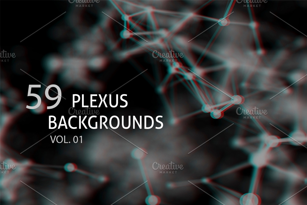 59 PLEXUS ABSTRACT BACKGROUNDS vol 1, a Technology Illustration by AndisREA (Photo 3 of 4)